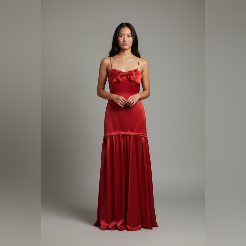 Chic Scarlet Maxi Dress